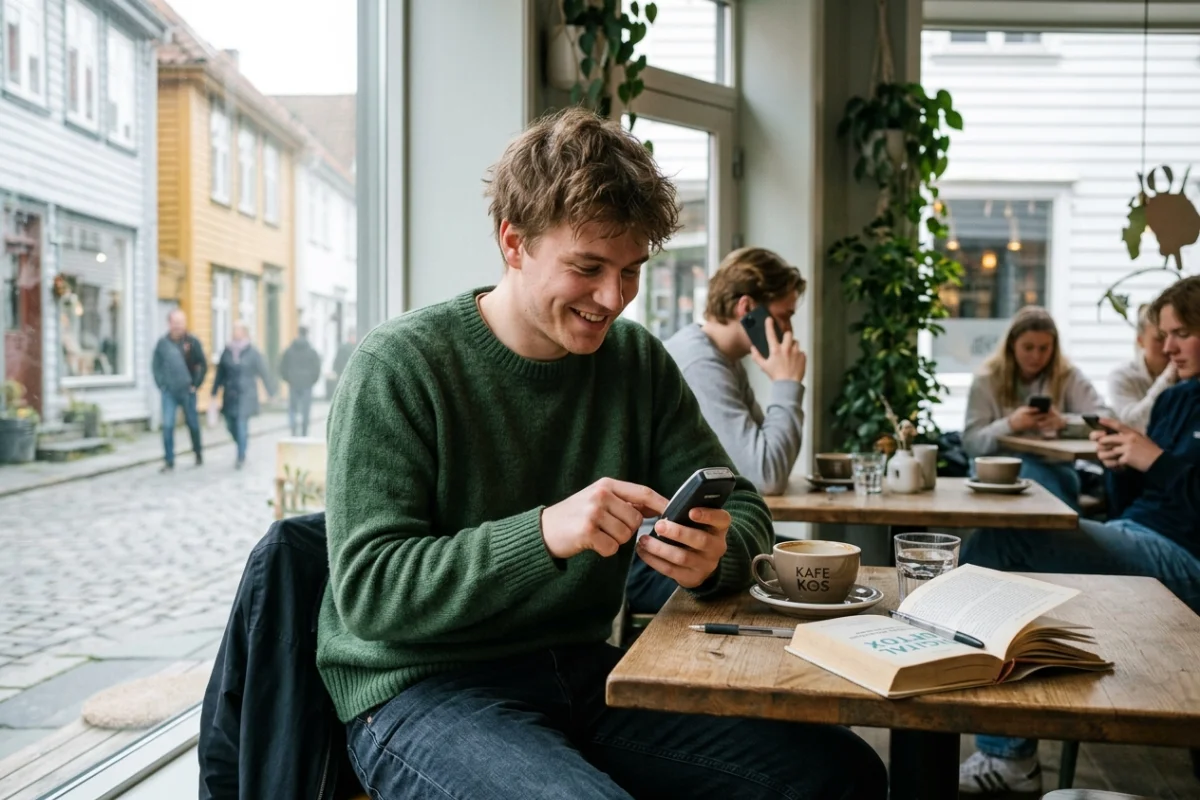 Kastet smarttelefonen. 22-årige Jonas utløser «dumtelefon-bølge» i Norge