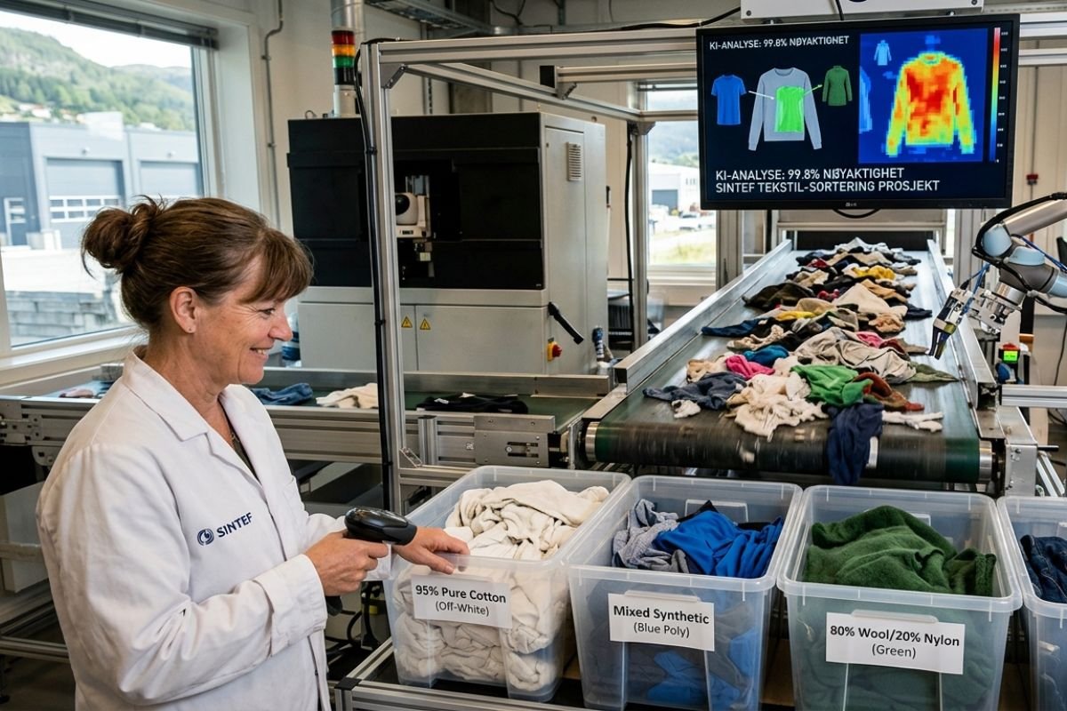 KI-gjennombrudd i sortering: Nå kan kasserte klær bli til nye tekstiler