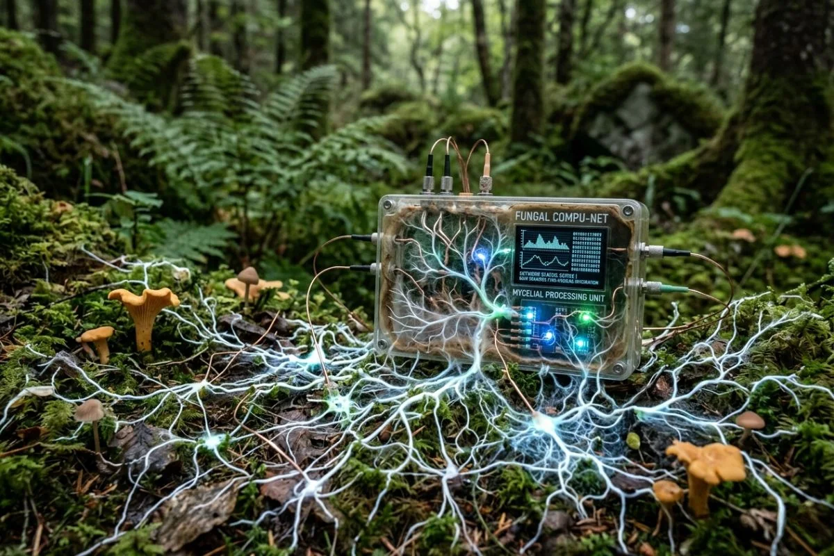 Planeten som superdatamaskin. Slik vil forskere programmere levende sopp nettverk