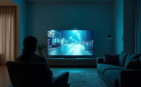 Da TV-skjermen ble invadert av «ingenting»