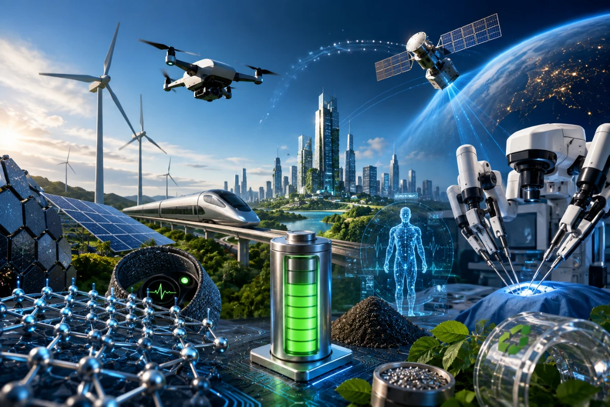 Fremtidens teknologi: Batterier, 6G, bioteknologi og bærekraftige innovasjoner