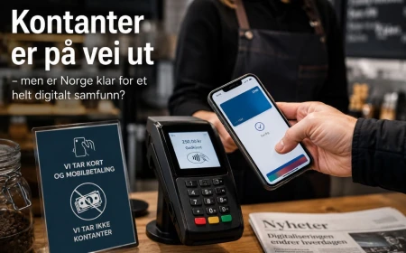 Kontanter er på vei ut - men er Norge klar for et helt digitalt samfunn?